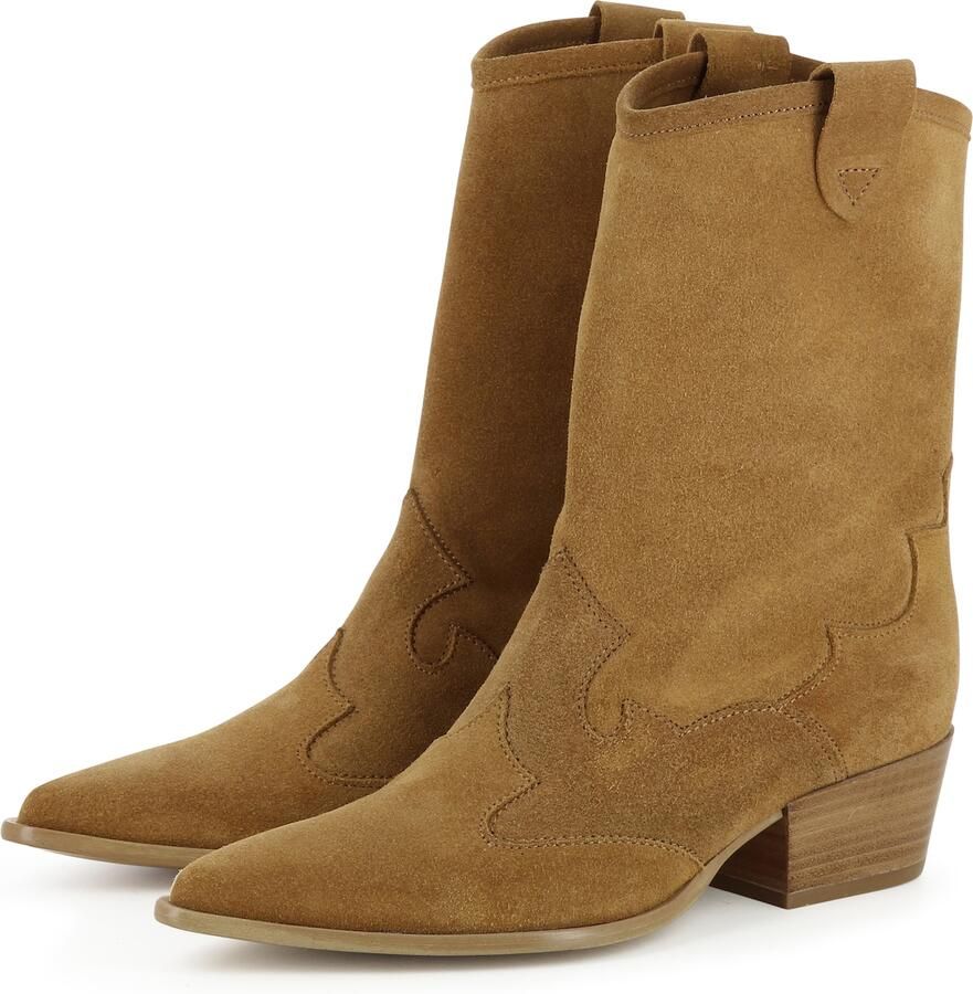 EVITA Cowboylaarzen 'GINEVRA' lichtbruin - Foto 3