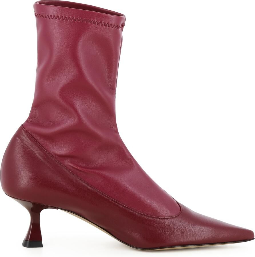 EVITA Enkellaarsjes 'PERLA' bordeaux - Foto 2
