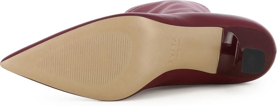 EVITA Enkellaarsjes 'PERLA' bordeaux - Foto 6