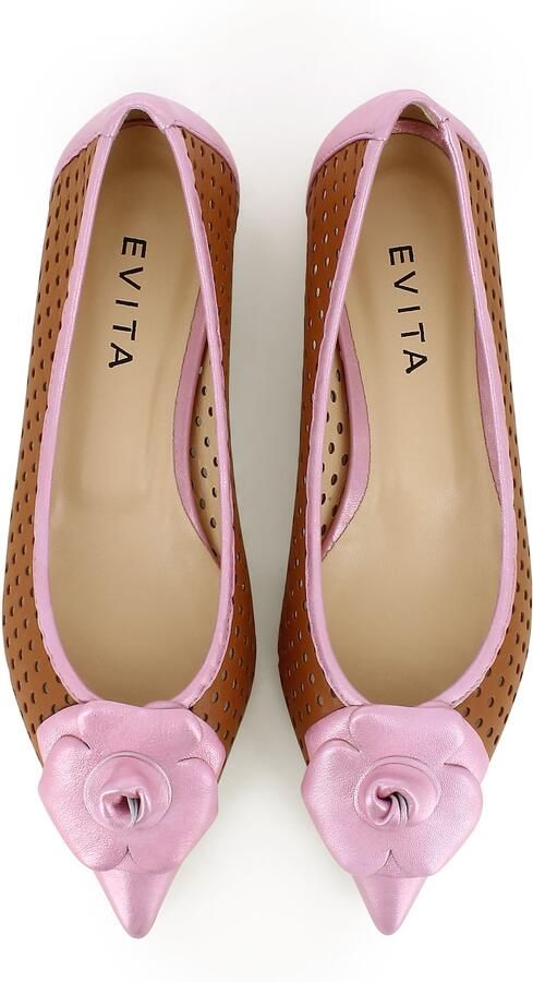 EVITA Instappers 'SONIA' cognac - Foto 2