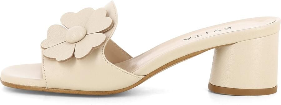 EVITA Muiltjes 'DORI' lichtbeige