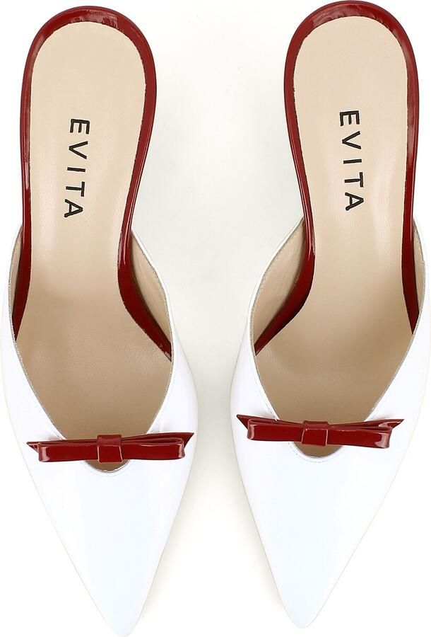 EVITA Muiltjes 'PERLA' wit - Foto 2