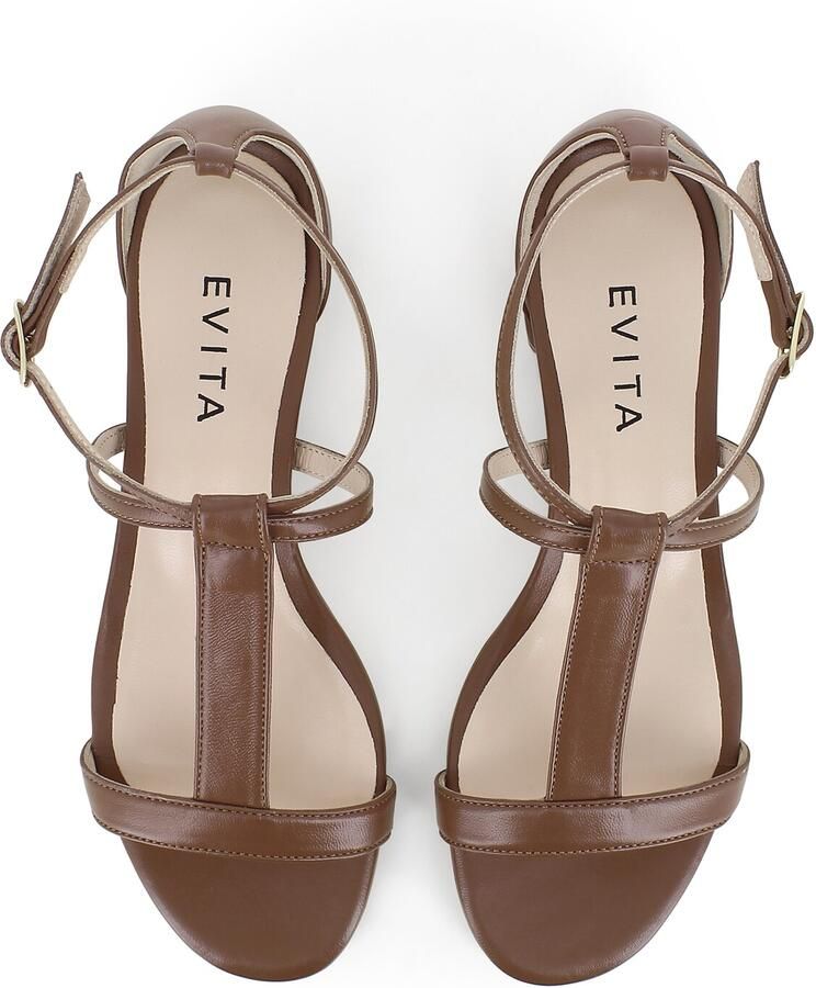 EVITA Sandaal 'SALVINA' bruin - Foto 2