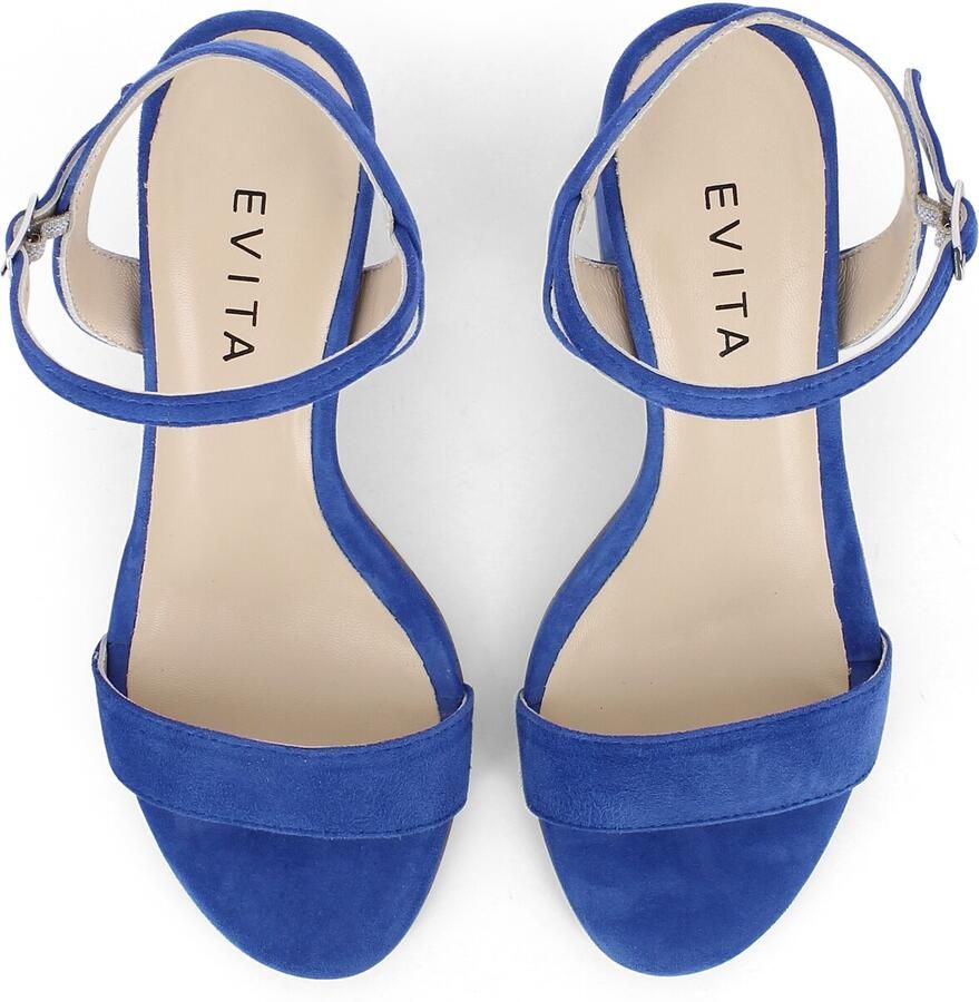 EVITA Sandalen met riem 'AMBRA' blauw - Foto 2