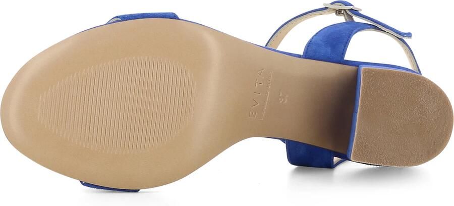 EVITA Sandalen met riem 'AMBRA' blauw - Foto 6
