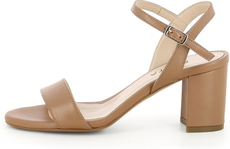 EVITA Sandalen met riem 'AMBRA' lichtbruin