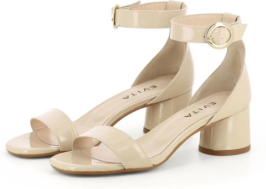 EVITA Sandalen met riem 'DORI' crème - Foto 5