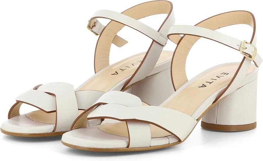EVITA Sandalen met riem 'DORI' lichtbeige - Foto 4