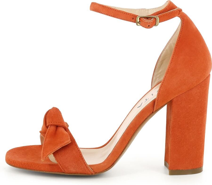 EVITA Sandalen met riem 'EVA' oranje