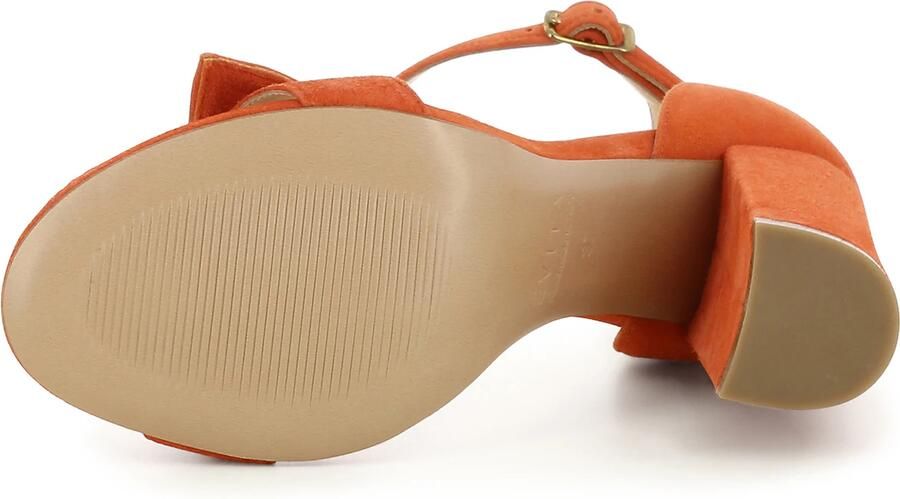 EVITA Sandalen met riem 'EVA' oranje - Foto 6