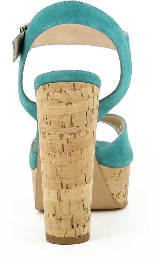 EVITA Sandalen met riem 'Lana' turquoise - Foto 4