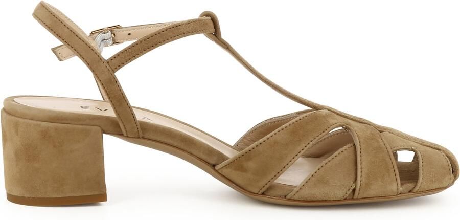 EVITA Sandalen met riem 'OLGA' bruin - Foto 5