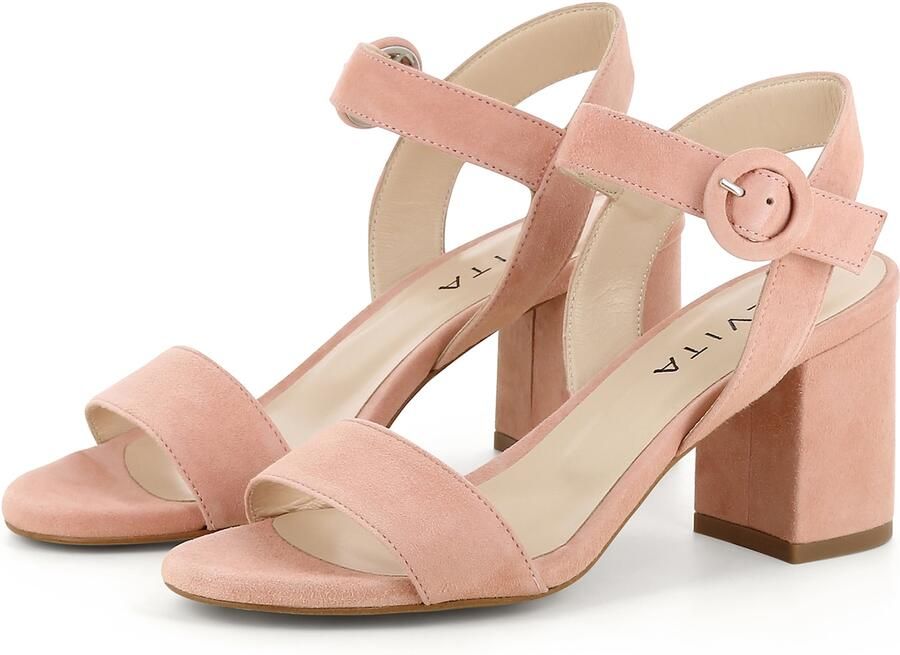 EVITA Sandalen met riem rosa - Foto 4