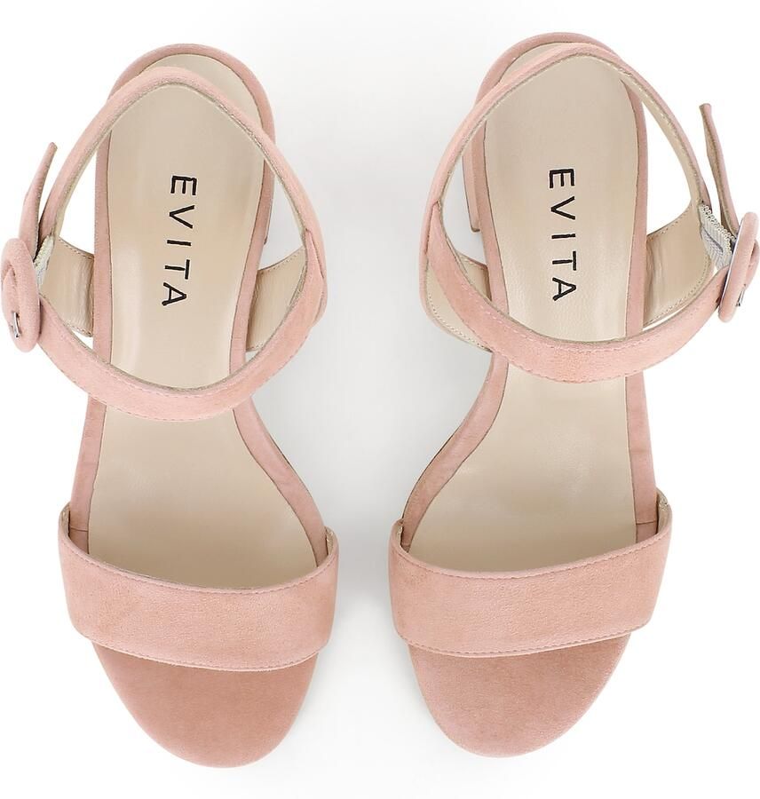 EVITA Sandalen met riem rosa - Foto 2