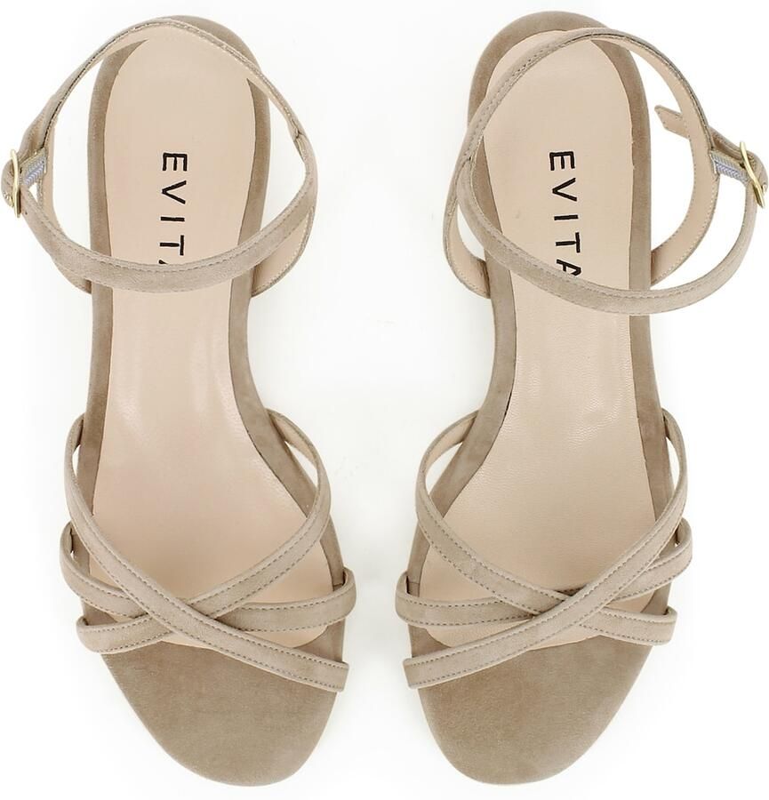 EVITA Sandalen met riem 'SALVINA' beige - Foto 2