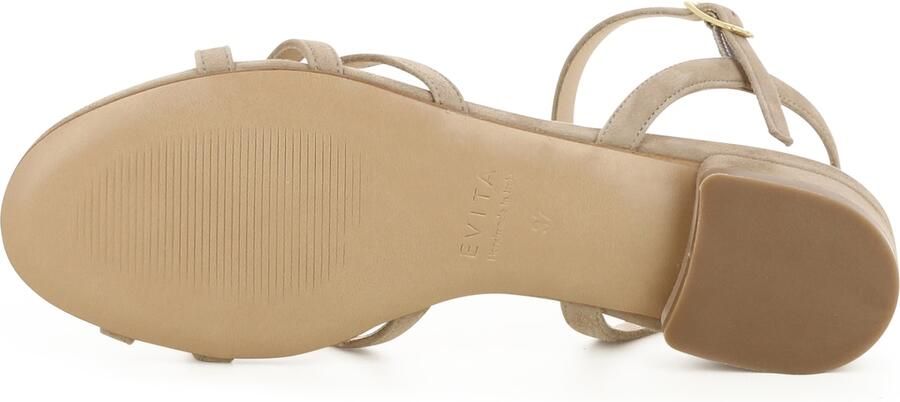 EVITA Sandalen met riem 'SALVINA' beige - Foto 6