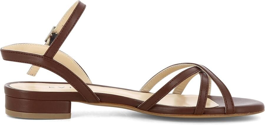 EVITA Sandalen met riem 'SALVINA' bruin - Foto 4