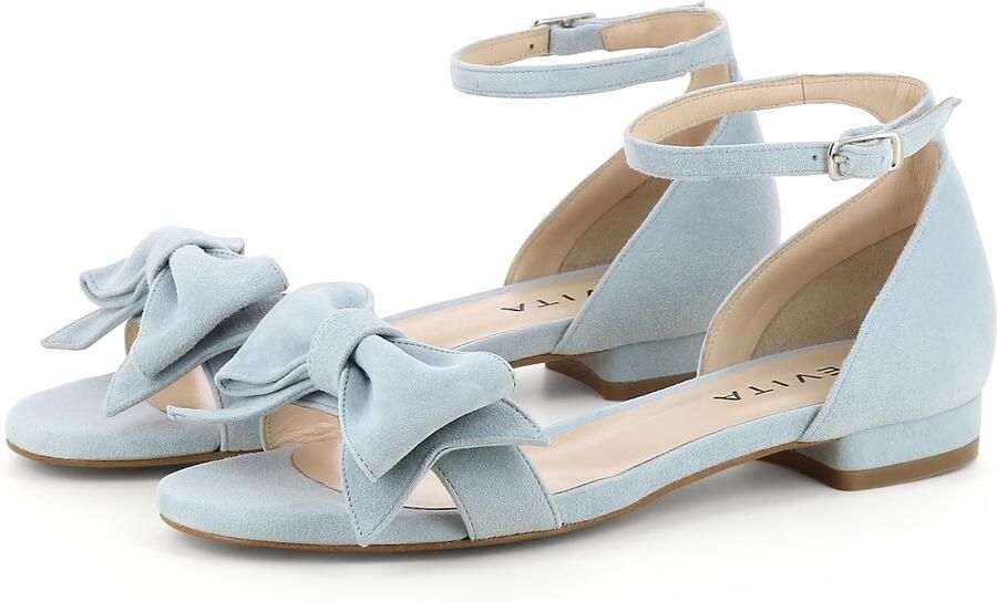 EVITA Sandalen met riem 'SALVINA' grijs - Foto 4