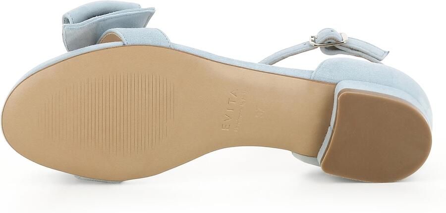 EVITA Sandalen met riem 'SALVINA' grijs - Foto 6