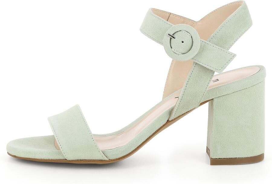 EVITA Sandalen met riem 'SAMANTA' lichtgroen