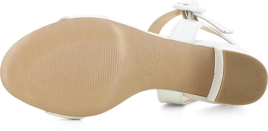 EVITA Sandalen met riem 'SAMANTA' wit - Foto 6