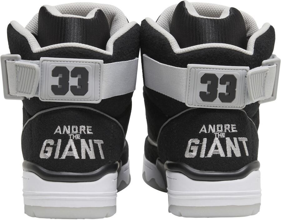 Ewing Sneakers hoog '33 Hi x Andre The Giant' lichtgrijs zwart - Foto 2
