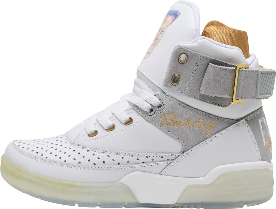 Ewing Sneakers hoog '33 HI x Laurens' grijs wit