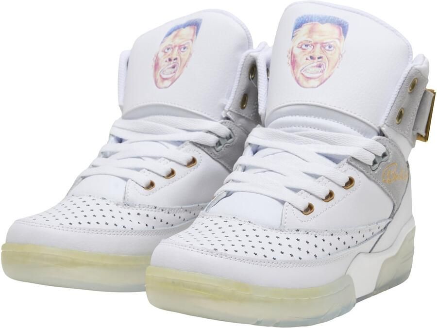 Ewing Sneakers hoog '33 HI x Laurens' grijs wit - Foto 4