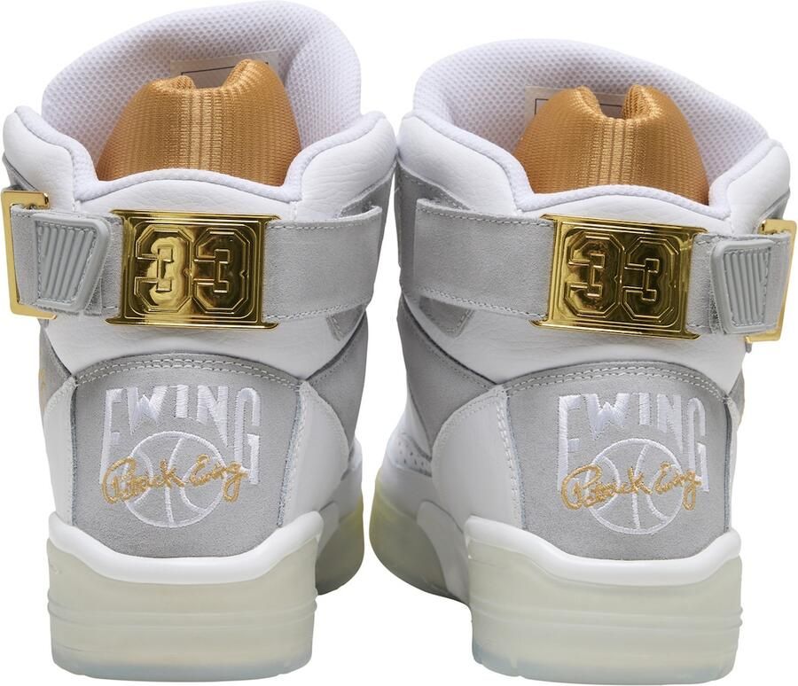 Ewing Sneakers hoog '33 HI x Laurens' grijs wit - Foto 2
