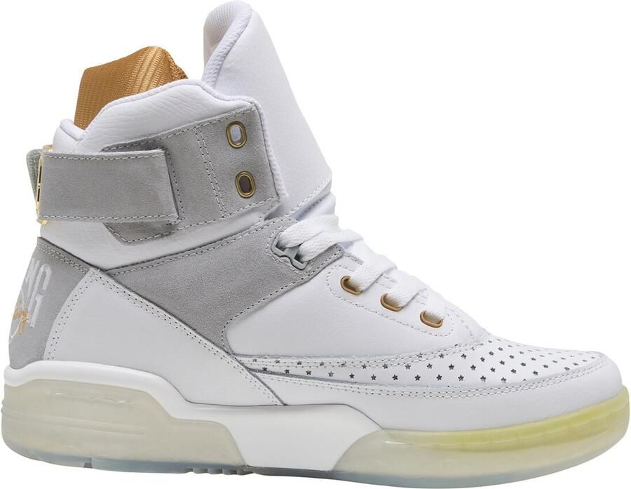 Ewing Sneakers hoog '33 HI x Laurens' grijs wit - Foto 3
