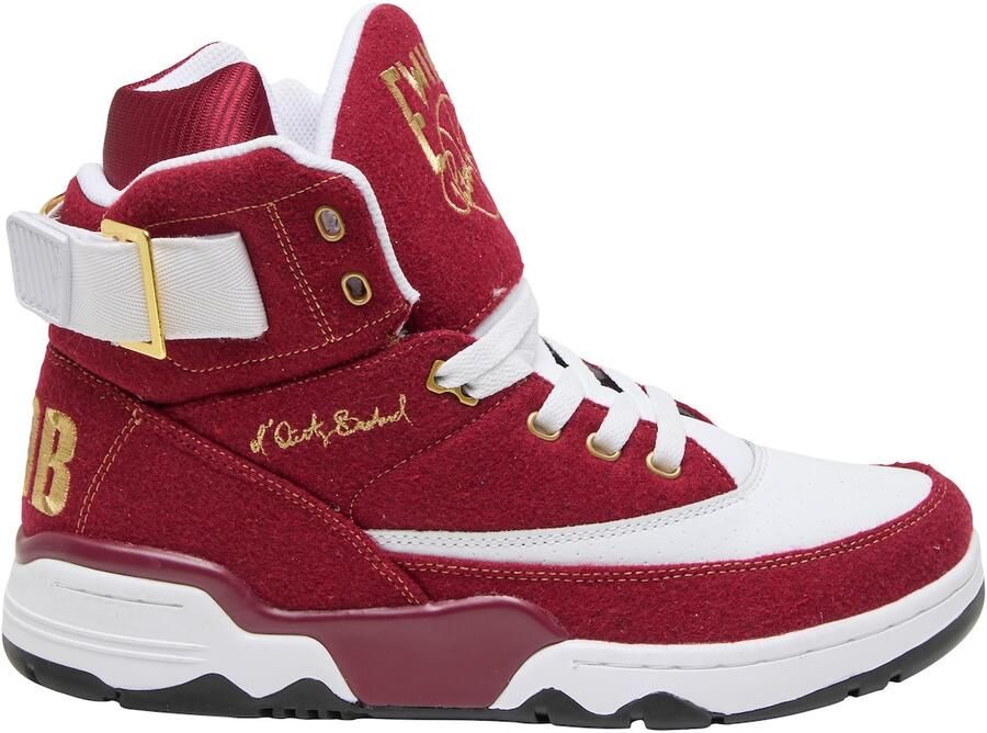 Ewing Sneakers hoog '33 HI x ODB' goud bourgogne wit - Foto 3