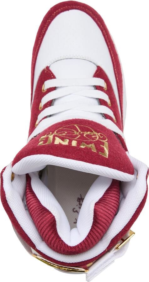 Ewing Sneakers hoog '33 HI x ODB' goud bourgogne wit - Foto 5