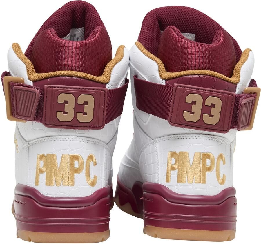 Ewing Sneakers hoog '33 Hi x Pimp C' goud bourgogne wit - Foto 2
