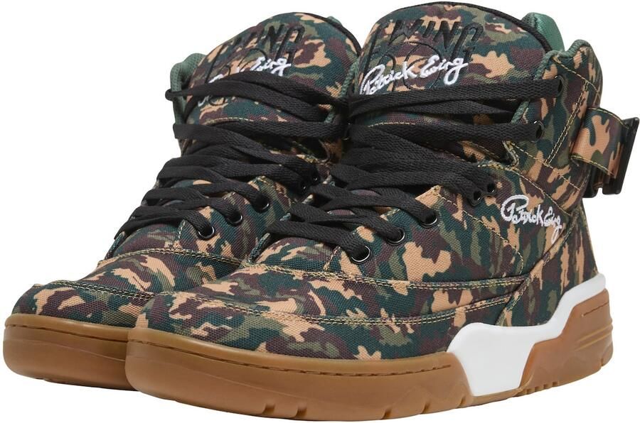 Ewing Sneakers hoog '33HI' beige bruin mokka groen - Foto 4