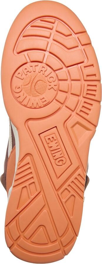 Ewing Sneakers hoog '33Hi' crème chocoladebruin donkeroranje - Foto 6