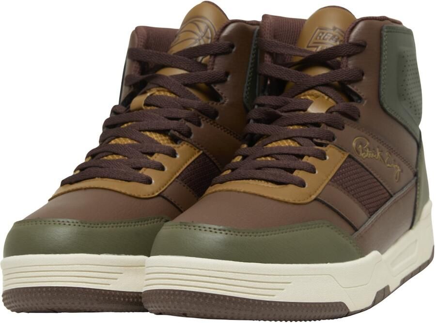 Ewing Sneakers hoog bruin groen olijfgroen
