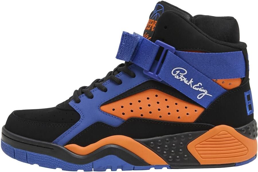 Ewing Sneakers hoog 'Focus' blauw oranje zwart