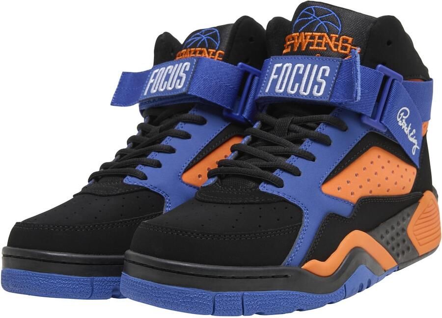 Ewing Sneakers hoog 'Focus' blauw oranje zwart - Foto 3
