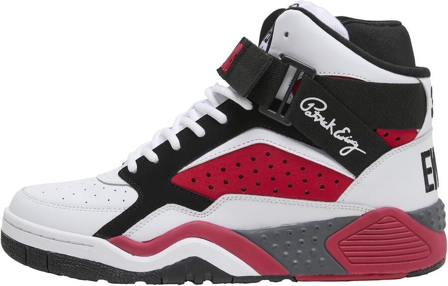 Ewing Sneakers hoog 'Focus' kersrood zwart wit