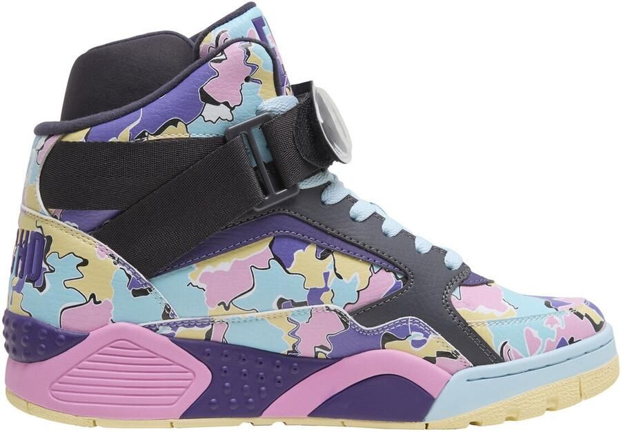 Ewing Sneakers hoog 'Focus X Macho Man Randy Savage' lichtblauw citroen lila rosa - Foto 4