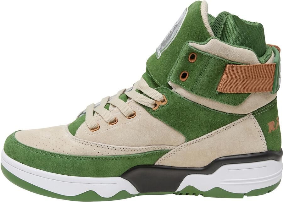 Ewing Sneakers hoog lichtbeige groen