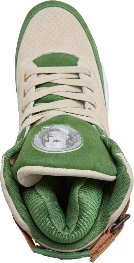 Ewing Sneakers hoog lichtbeige groen - Foto 5