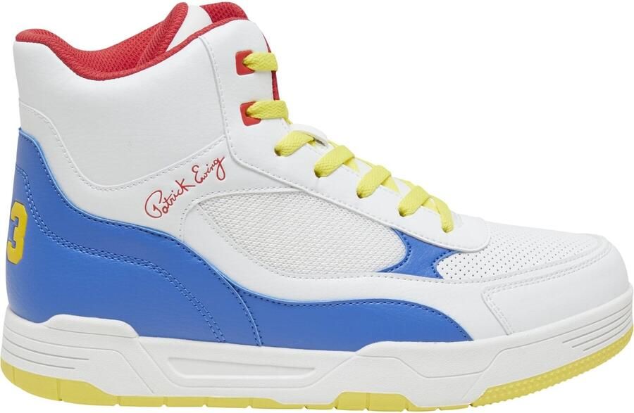 Ewing Sneakers hoog 'Rebound' blauw geel rood wit