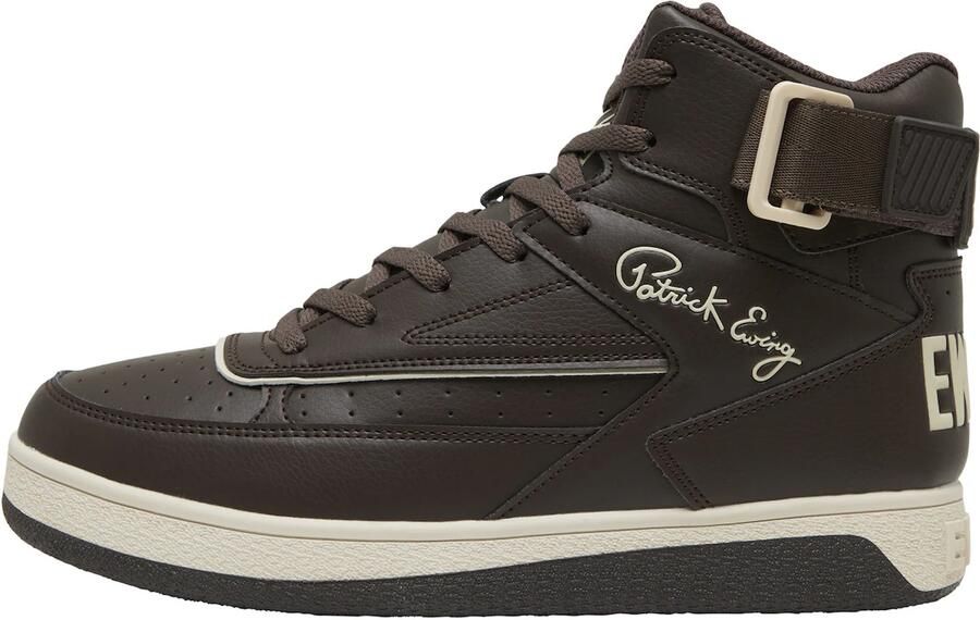 Ewing Sneakers hoog 'Rebound Core 33' crème chocoladebruin