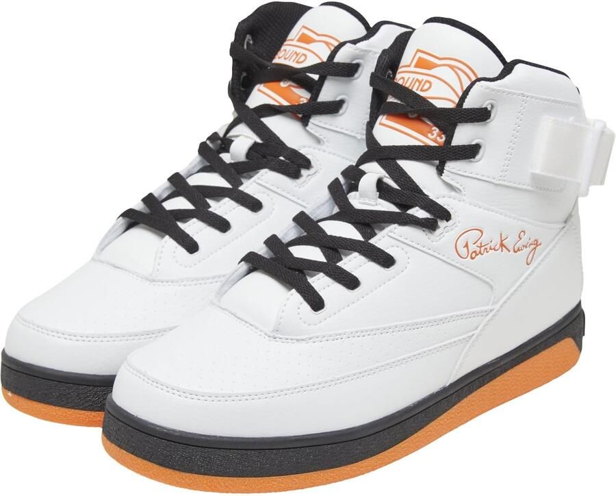 Ewing Sneakers hoog 'Rebound' oranje zwart wit - Foto 3