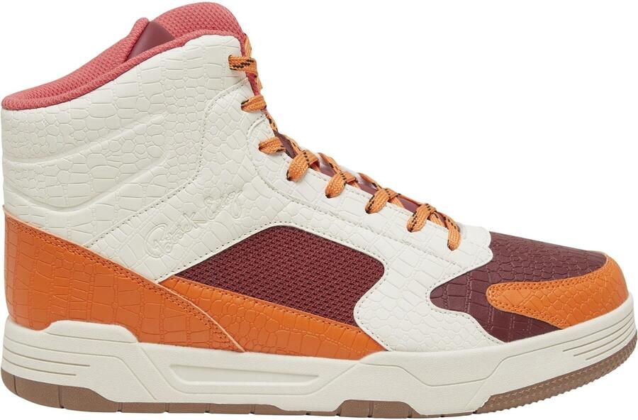 Ewing Sneakers hoog 'Rebound' sand cognac bourgogne zwart