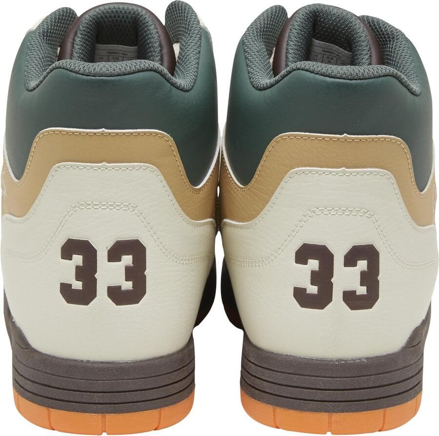 Ewing Sneakers hoog 'Rebound' sand donkerbruin donkergroen wit - Foto 2