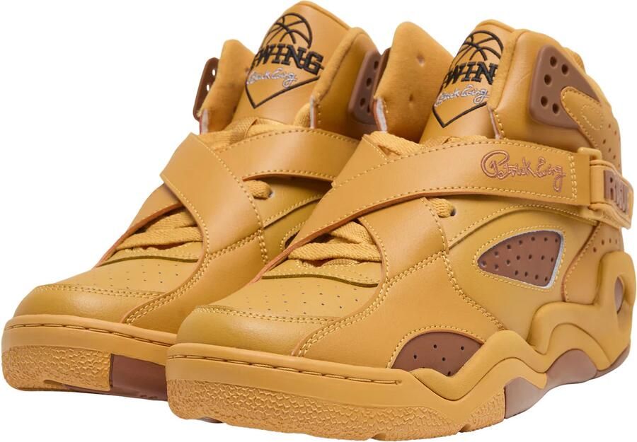 Ewing Sneakers hoog 'Rogue' bruin oranje - Foto 3