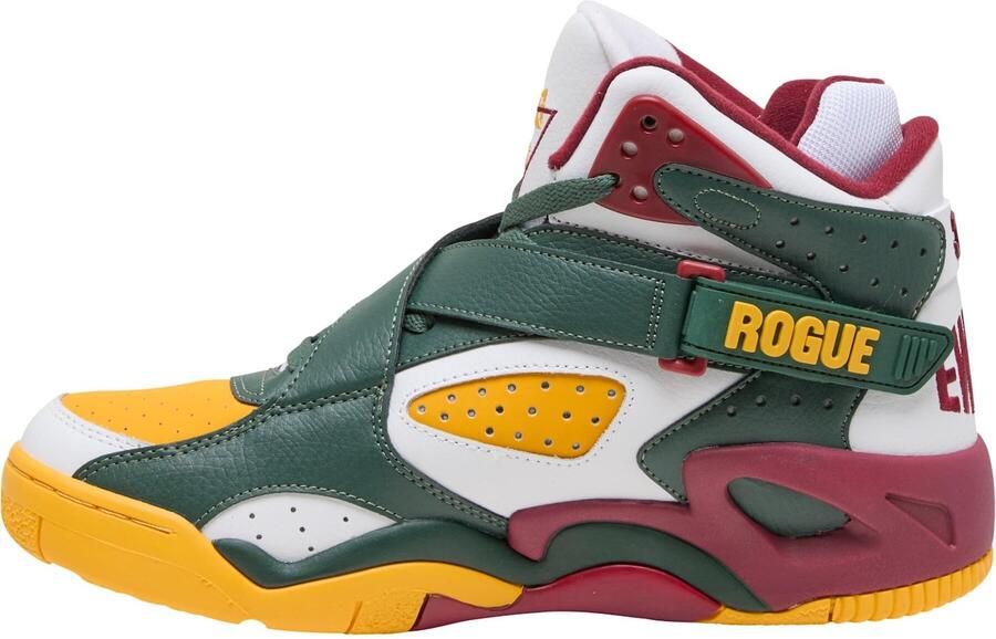 Ewing Sneakers hoog 'Rogue' geel groen kersrood wit