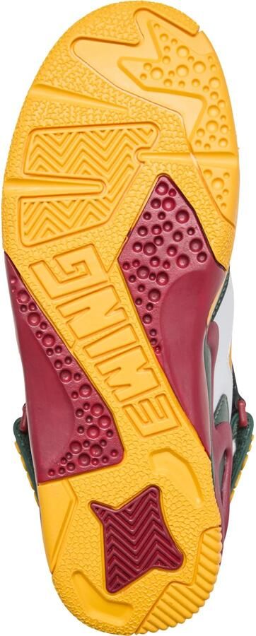Ewing Sneakers hoog 'Rogue' geel groen kersrood wit - Foto 6